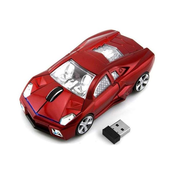 

mice usb optical computer mouse wireless car for girl gift 1600dpi office 3d mause gamer with led light lapaccessories