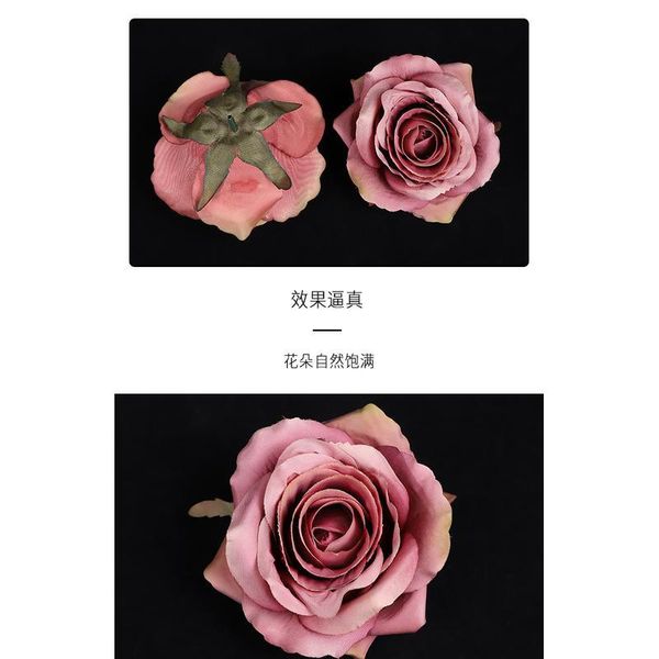 

30pcs artificial flowers silk rose head christmas decorations for home wedding decorative flowers diy wreaths bridal acc jllphg
