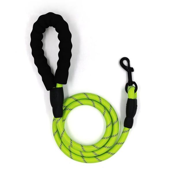 

pet supplies reflective multi-color round rope dog hand holding rope dog chain traction comfortable handle medium large