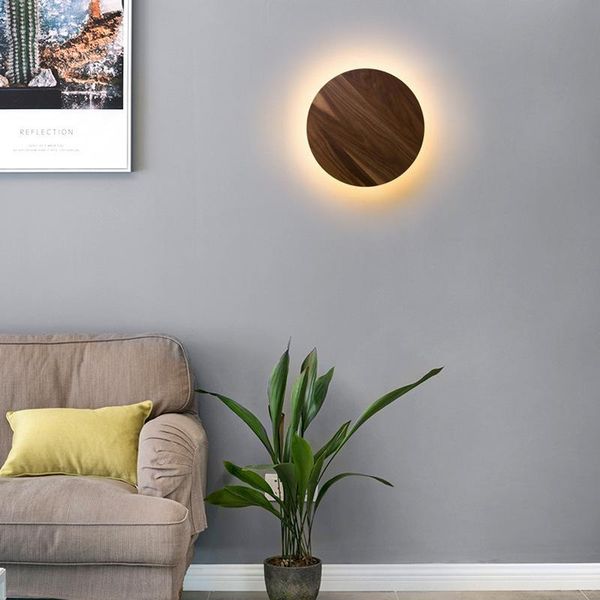

creative wood grain wall lamp designer model room wall lamp for living room dining bedroom living bedside