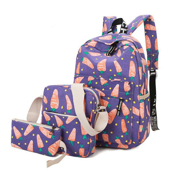 

satchel school bags 3 set /pcs school orthopedic satchel backpacks for children school bag for girls mochilas escolares infantis