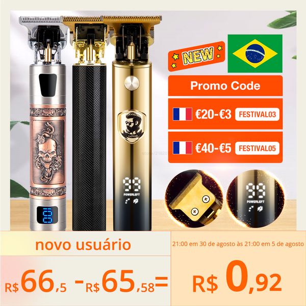 

2021 new hair trimmer electric hair clipper professional shaver beard barber 0mm men hair cutting machine for men haircut style