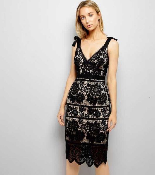 

women's sweaters backlakegirls 2021 lace cut out cocktail dresses sleeveless spaghetti strapv neck robe de pour mariage longue, White;black