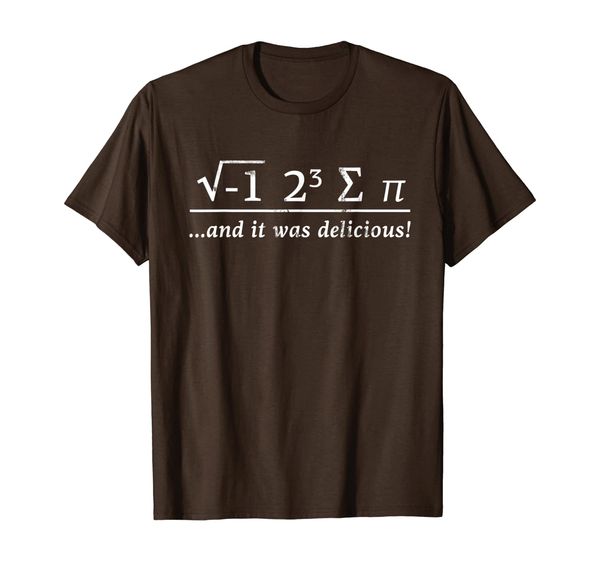 

i eight sum pi - i ate some pie and it was delicious tshirt, White;black