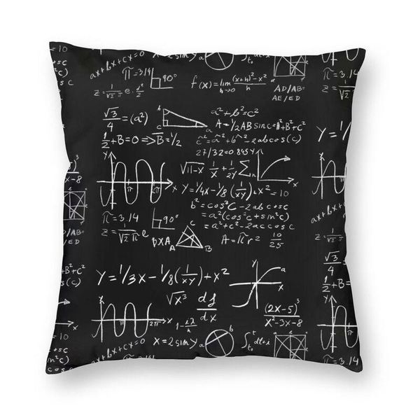 

cushion/decorative pillow math formula cushion cover two side printing mathematics science teacher throw case for sofa cool pillowcase decor