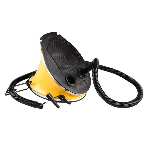 

bike pumps bellow foot air pump for camping mattress bed pad mat and swimming ring yellow