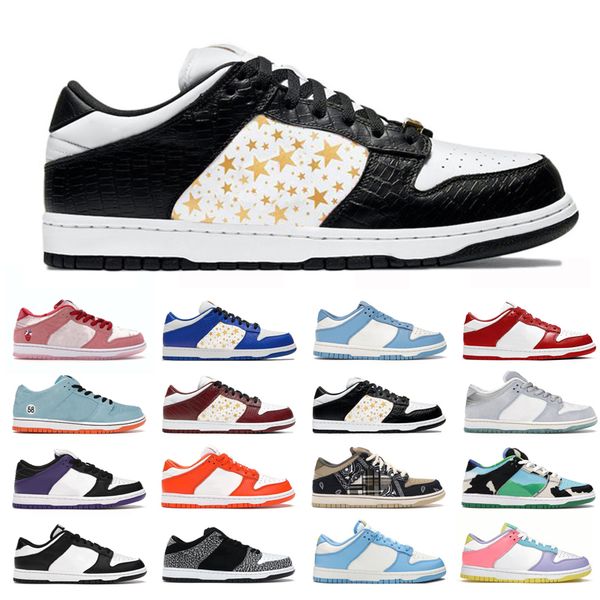 

designer running shoes man woman white black unc sean cliver coast university red barkroot hyper mean green syracuse chunky dunky classic