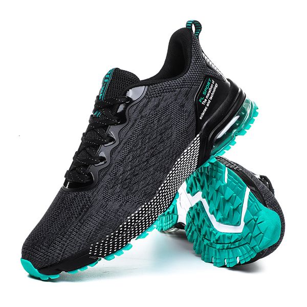 

dress shoes men highquality design sports sneakers increasing keep running marathon plus velvet warm air cushions size 39-46 xwy7, Black