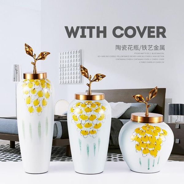 

european style living room furnishing pieces of creative personality household soft decoration white vase
