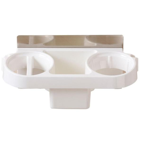 

bathroom storage & organization adhesive hair dryer holder wall mount blower hanging rack organizer for living room