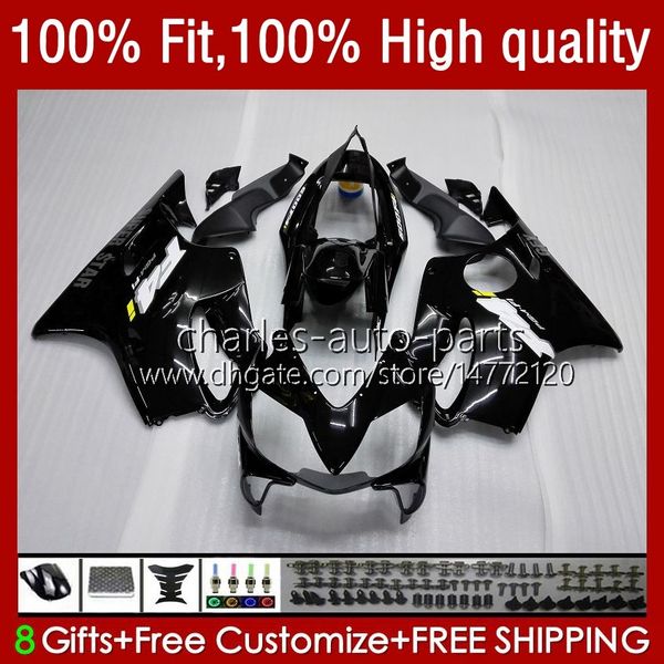 Форма для инъекций для Honda CBR 600F4I 600 F4i FS CC CC F4 I 2004 2005 2006 2007 Body Glossy Black 55NO.92 CBR600F4i CBR600FS 04-07 600CC CBR600 F4i 04 05 06 07 OEM обтекатель