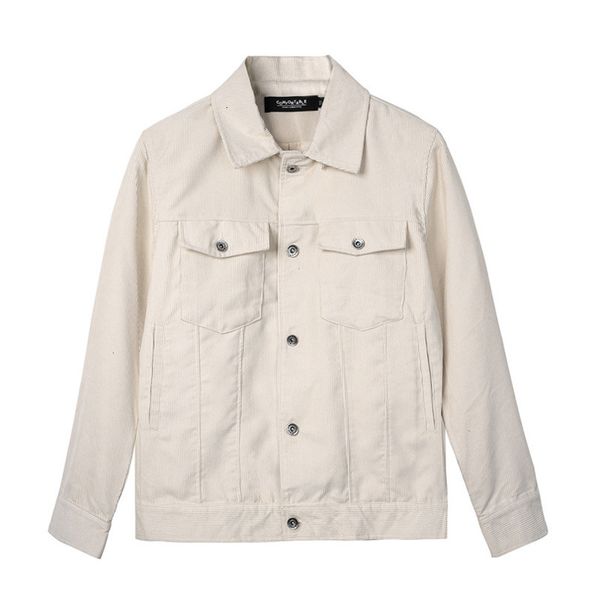 

Men's Jackets Vintage male lapel jacket, casual jacket with buttons and lapels, slim cut, corduroy jean L9VR, Black;brown
