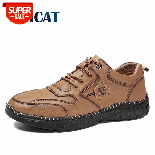 

brand men's casual shoes handmade loafers comfortable breathable leather flat men's shoes outdoor men sneakers zapatos hombre #dm5