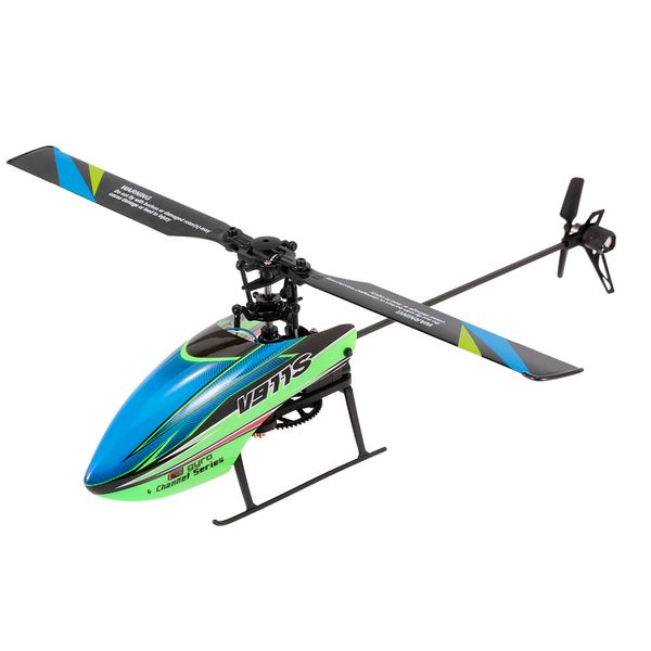 

wltoys v911s 4ch 6g non-aileron rc helicopter with gyroscope for training kids toys w/ 2 batteries