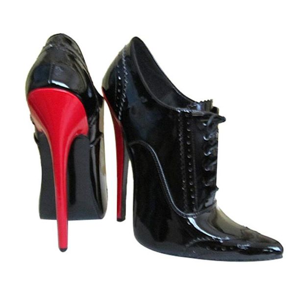Damenschuhe, 18 cm, hohe Höhe, sexy Schuhe, Party, Stiletto-Absatz, spitze Zehen, SM, US-Größe 6–14, Nr. 13306