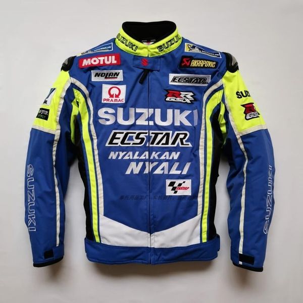

all season cycling uniform men's gsx racing suit streetcar sports car fall proof motorcycle large knight jacket, Black;white