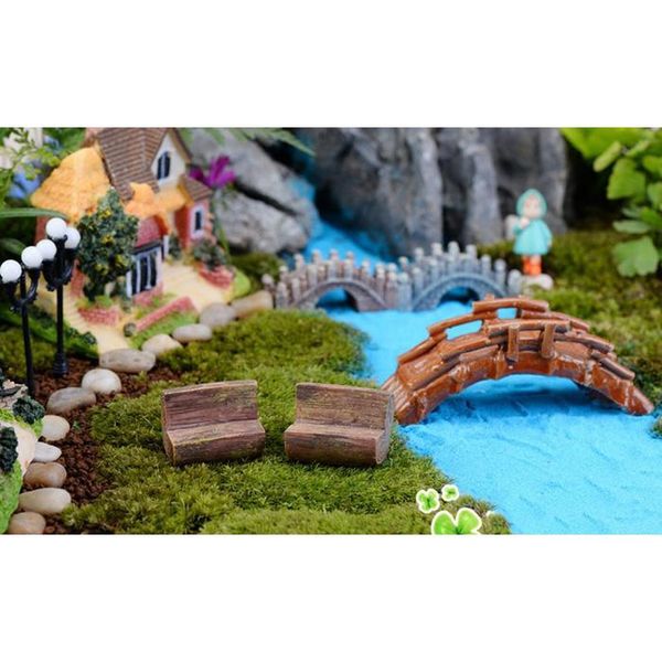 

crafts 30pcs modern park benches miniature fairy garden miniatures accessories toys for doll house courtya jllmbi soif