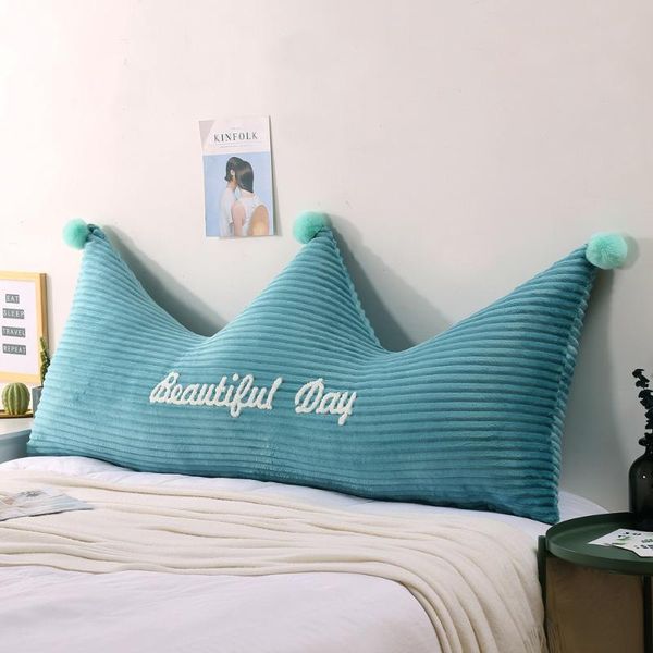 

pillow juannai adults double bed grey crown cushion soft washable velvet sofa baby kids headboard floor seat throw