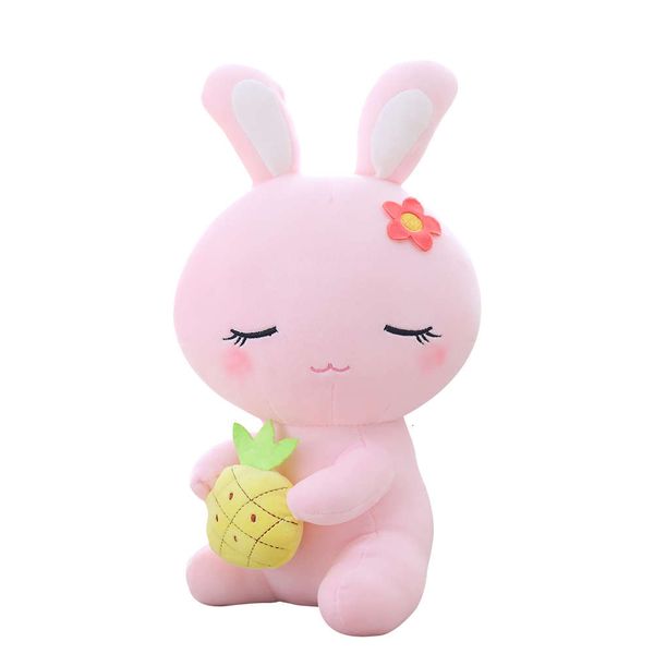 

sping pink rabbit plush white toy cute bed little girl doll kaws fidget toys