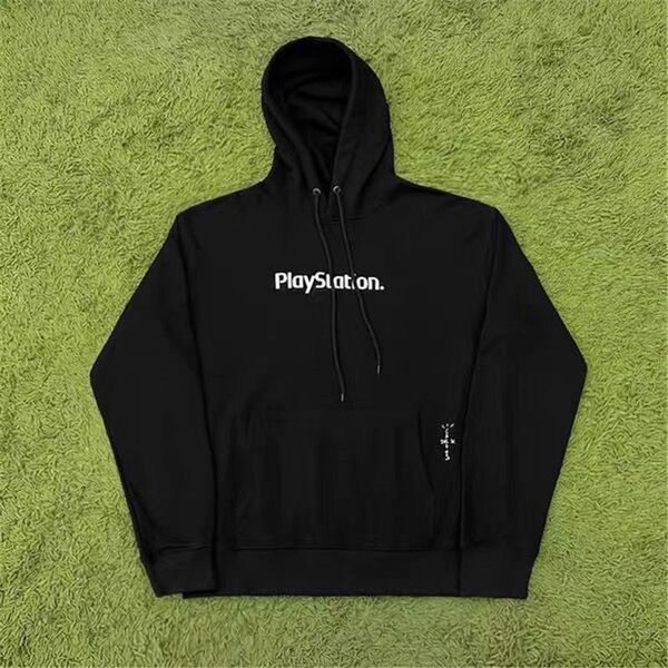 

men's hoodies & sweatshirts travis scocactus jack magazine peripheral hoodie fashion sports and women's, Black