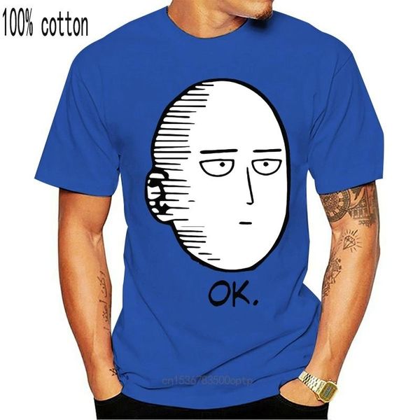 

men's t-shirts one punch man ok saitama oppai t shirt japanese anime manga mens clothing, White;black