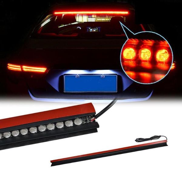 

emergency lights universal 12v red 1m car brake streamer light auto rear windhield lamp break led warning j1y8
