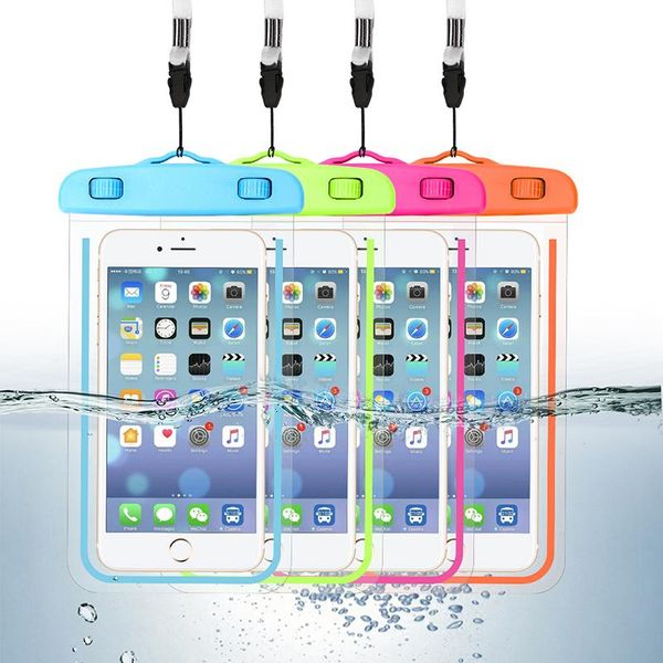 

cell phone pouches universal waterproof pouch for 12 11pro x xs max swimming transparent case samsung s21 note 20
