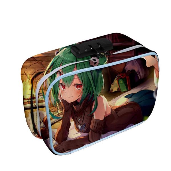 

cosmetic bags & cases hololive uruha rushia merch oxford cloth 3d printing deodorant tobacco bag storage for female mini