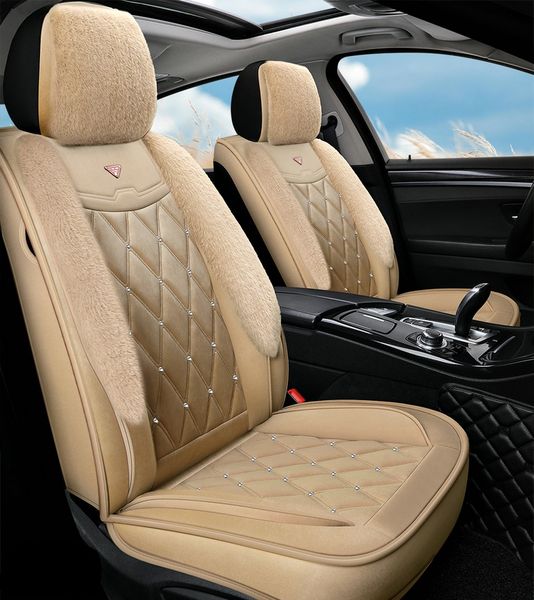 

car accessory seat cover for sedan suv durable leather universal five seats set cushion including front and rear covers full covered gray de