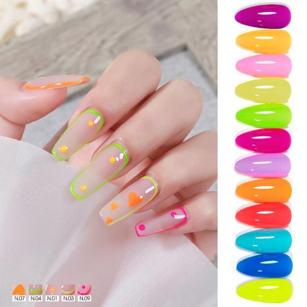 

nail art kits tools manicure glue hard jelly tips building gel luminous extension