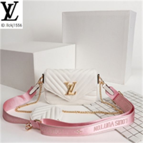 

bags brand designer luxury v7j5 m53936 white handles simple and convenient three-piece shoulder bag shoulder women handbags iconic bags top, Red;black