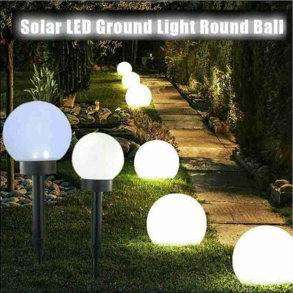 

2pcs round bulb shaped lawn lamp led solar light home garden garden outdoor lawn lamp decorative