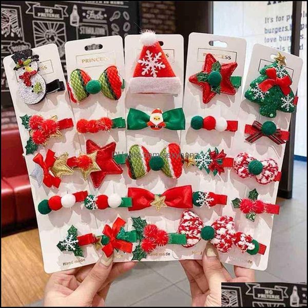 

hair clips & barrettes jewelry christmas hairpin bow cosplay customes aessories cartoon xmas tree headband snowman hairpins headdress party, Golden;silver