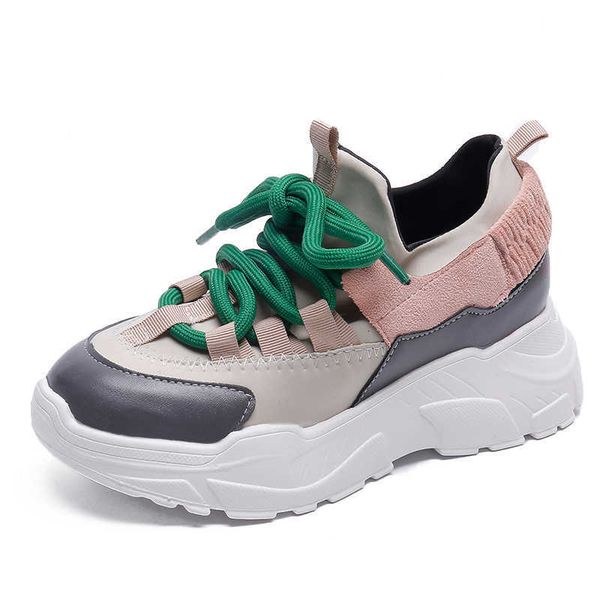 

dress shoes spring fashion women in casual leather camouflage platform for women's white ladies formators chaussure femme tkdh, Black
