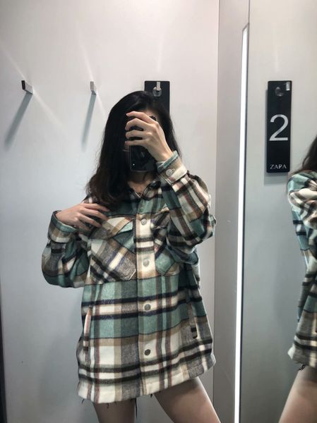 

women's jackets british wind restoring ancient ways lt2331 double pocket case grain cloth coat qiu dong speed to sell the product 1yhl, Black;brown