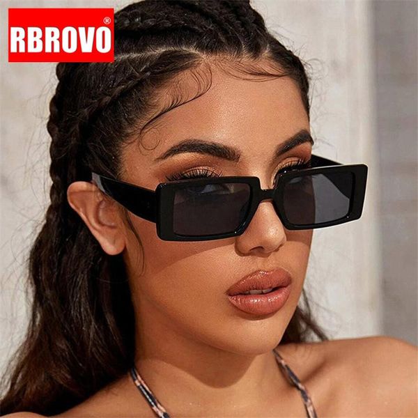 

sunglasses rbrovo 2021 square retro women vintage sun glasses for women/men eyeglasses small, White;black