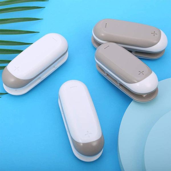 

vacuum food sealing machine 4pcs mini bag sealer handheld heat and paper cutter portable for plastic storage bags