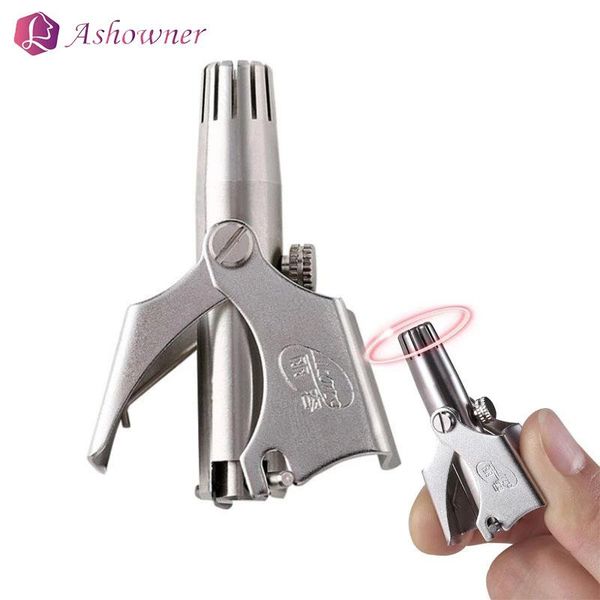 

electric nose & ear trimmers ashowner trimmer for men stainless steel manual vibrissa razor shaver washable hair