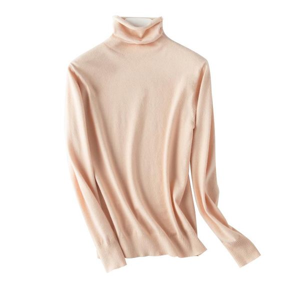 

women's sweaters leisure high collar basic sweater slim cosy long sleeve pullover fashion knit autumn winter woman, White;black