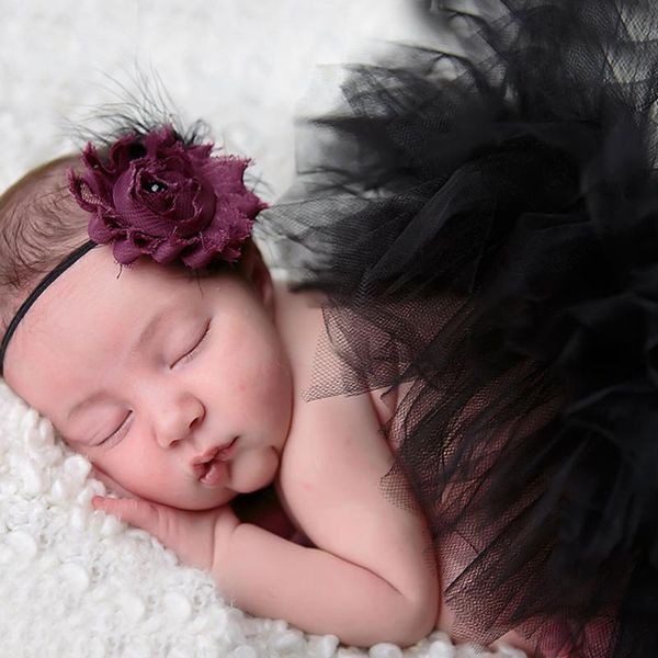 

cute newborn baby girls tutu skirt & headband p prop costume toddler kids outfit infant baby short cake skirt for 0-3m ts050, Blue