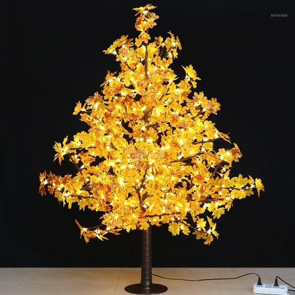 

christmas decorations outdoor led maple tree light lamp 530pcs bulbs 1.5m height 110/220vac rainproof fairy garden decor 7a