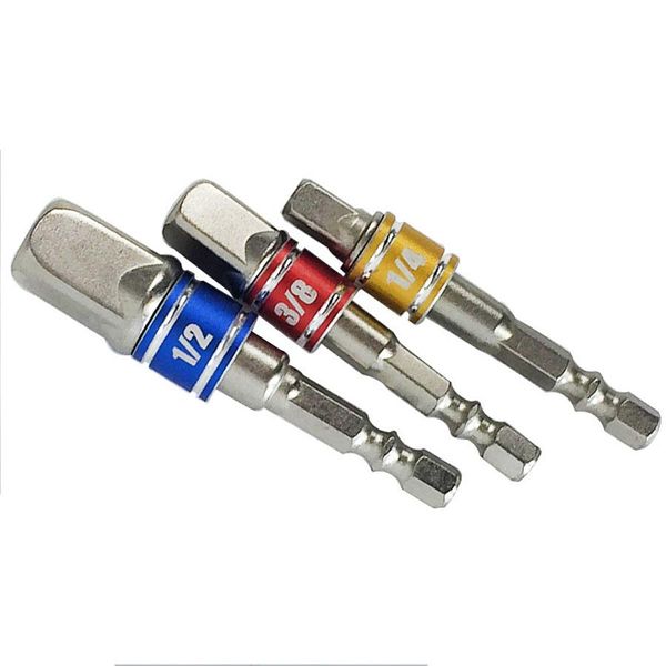 utensile manuale Set di adattatori per chiavi a bussola con adattatore per punte di prolunga per presa a percussione per trapano a bussola esagonale