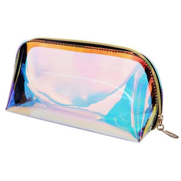 

1pc cosmetic bag women makeup case tpu transparent beauty organizer pouch female jelly bag lady make up pouch