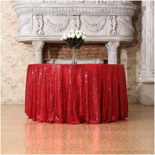 

party glitter luxurious different shape sequin tablecloth