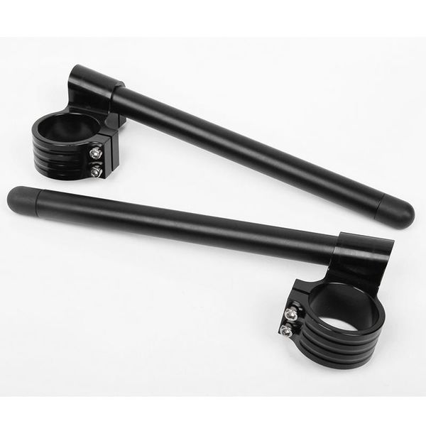

cnc 48mm riser clip-ons handlebars lift handle bar fork tube one pair black/gold/silver motorcycle handbar clip ons clipon