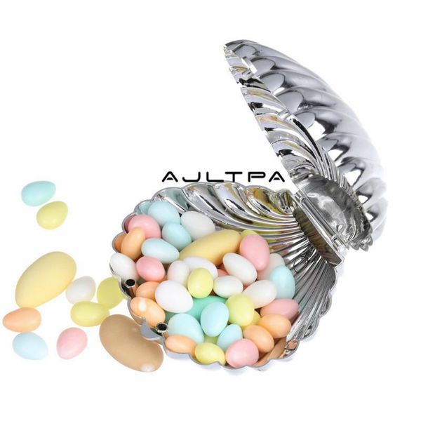 

gift wrap 100pcs creative shell shaped plastic candy box wedding christmas party decoration