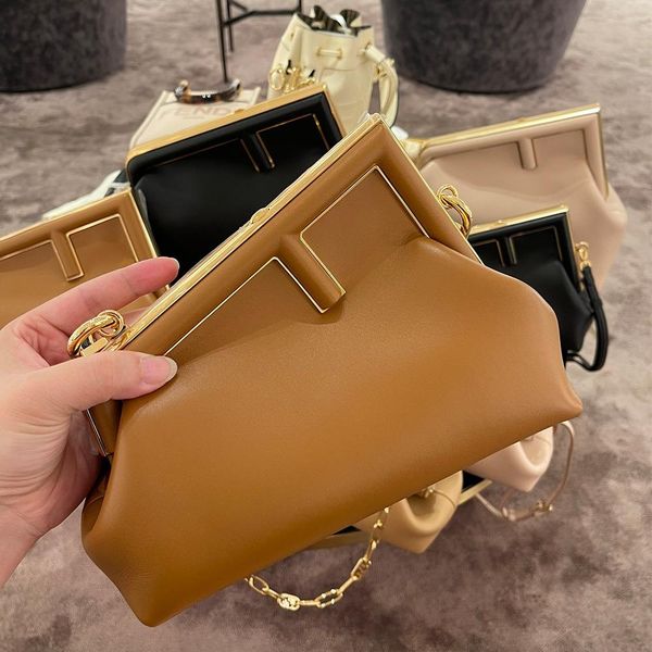 

designer bag autumn and winter 2021 ladies new first one-shoulder fashion diagonal chain women's hand-held leather handbag