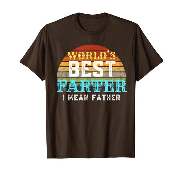 

worlds farter, i mean father funny gift for dads t-shirt, White;black
