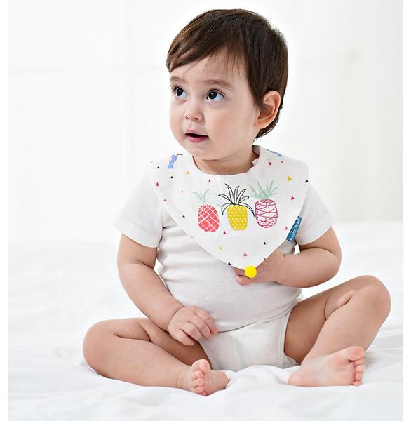 

hair accessories baby saliva towel infant kids triangle head scarf bandana feeding bibs cloth burp adjustable ball, Slivery;white