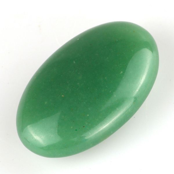 Natural verde aventurina quartzo caiu pedra palm de pedra massagem cura reiki